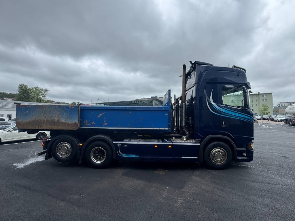 Scania S 580 6x2*4 Lastväxlare Hiab ink Flak - 후크 리프트 트럭 : 사진 5 Scania S 580 6x2*4 Lastväxlare Hiab ink Flak - 후크 리프트 트럭 : 사진 5