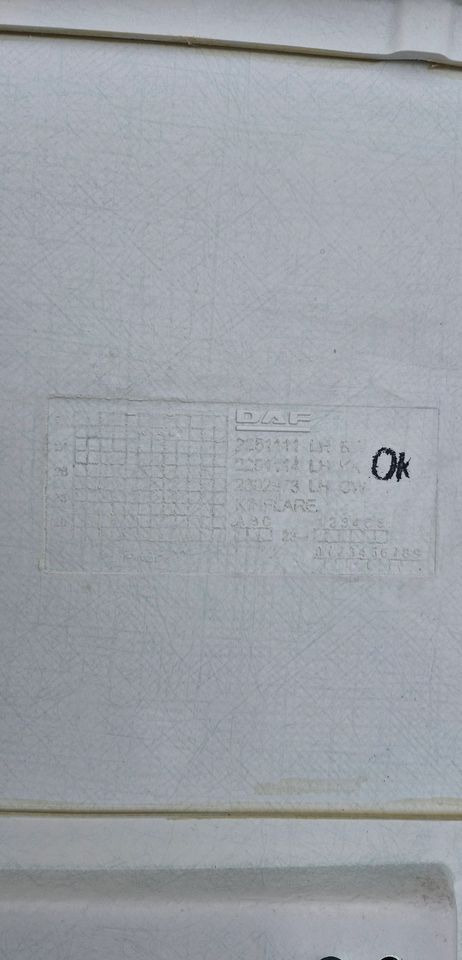 DAF XD NGD SPOILER OWIEWKA KLIN L/P NOWY 225111 225112 - 공기역학/ 스포일러 트럭 용 : 사진 3 DAF XD NGD SPOILER OWIEWKA KLIN L/P NOWY 225111 225112 - 공기역학/ 스포일러 트럭 용 : 사진 3