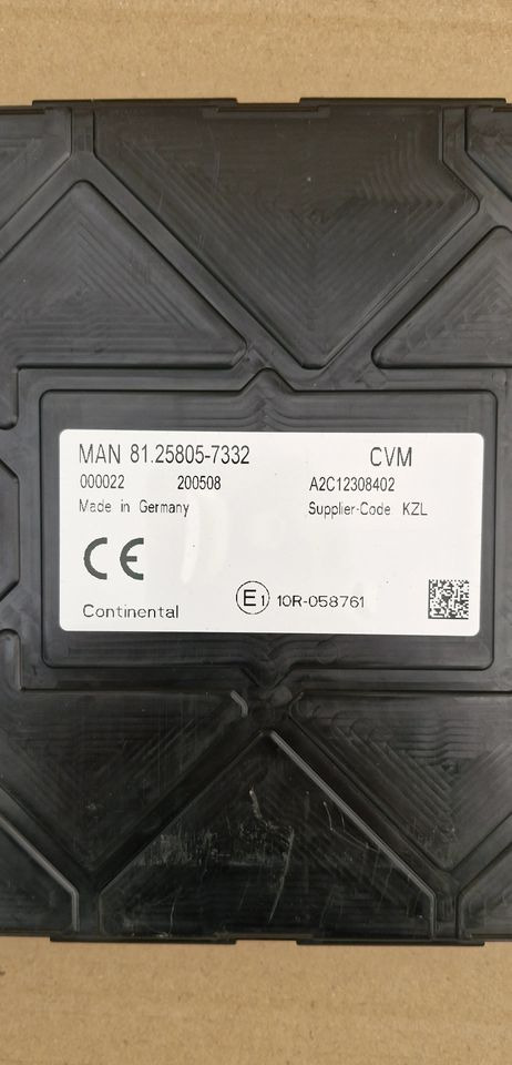 MAN TG3 TGX STEROWNIK KOMPUTER CVM 81.25805-7332 - 브레이크 부품 : 사진 2 MAN TG3 TGX STEROWNIK KOMPUTER CVM 81.25805-7332 - 브레이크 부품 : 사진 2