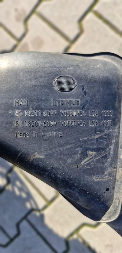 MAN TG3 TGX TGS ŁĄCZNIK FILTRA POWIETRZA 81.08201-6097 - 보디 및 외관 : 사진 2 MAN TG3 TGX TGS ŁĄCZNIK FILTRA POWIETRZA 81.08201-6097 - 보디 및 외관 : 사진 2
