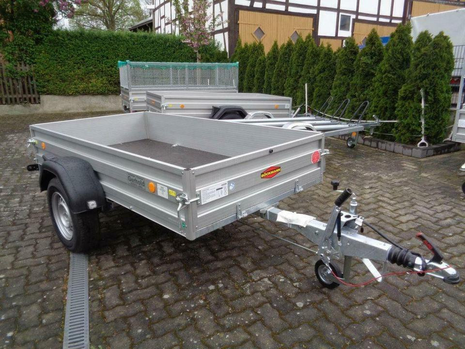 Böckmann PKW-Anhänger, 1,35 to. Einachs, Stirnwandklappe100 km/h - 자동차 트레일러 : 사진 4 Böckmann PKW-Anhänger, 1,35 to. Einachs, Stirnwandklappe100 km/h - 자동차 트레일러 : 사진 4