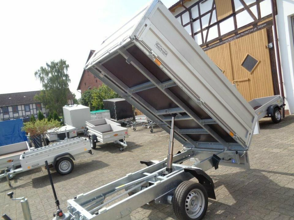 덤프 트레일러 Böckmann PKW-Anhänger, 1,5 to. Rückwärtskipper, Kastenaufsatz : 사진 9