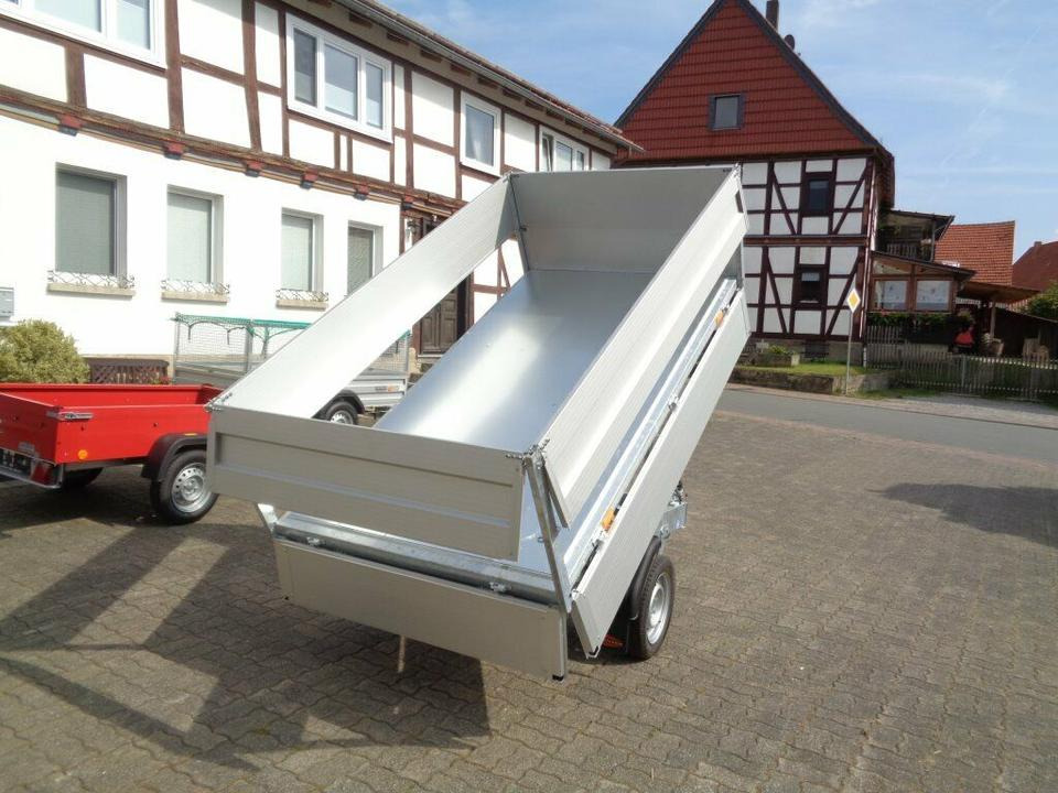 덤프 트레일러 Böckmann PKW-Anhänger, 1,5 to. Rückwärtskipper, Kastenaufsatz : 사진 13