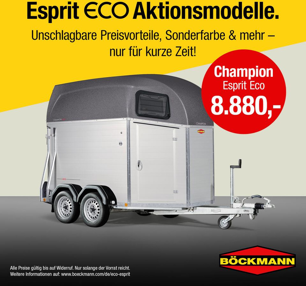 Böckmann Pferdeanhänger Champion Esprit ECO Sattelkammer - 말 트레일러 : 사진 1 Böckmann Pferdeanhänger Champion Esprit ECO Sattelkammer - 말 트레일러 : 사진 1