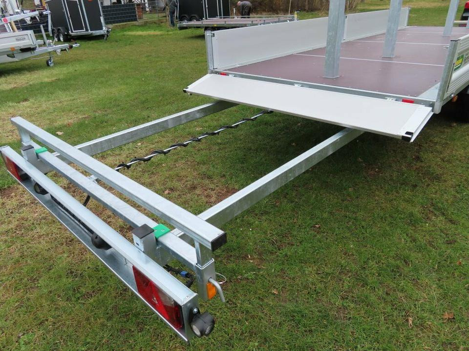 Langmaterialanhänger Unsinn LM 3554-14-2040 Deichsel ausziehbar - 드롭사이드/ 플랫베드 트레일러 : 사진 5 Langmaterialanhänger Unsinn LM 3554-14-2040 Deichsel ausziehbar - 드롭사이드/ 플랫베드 트레일러 : 사진 5