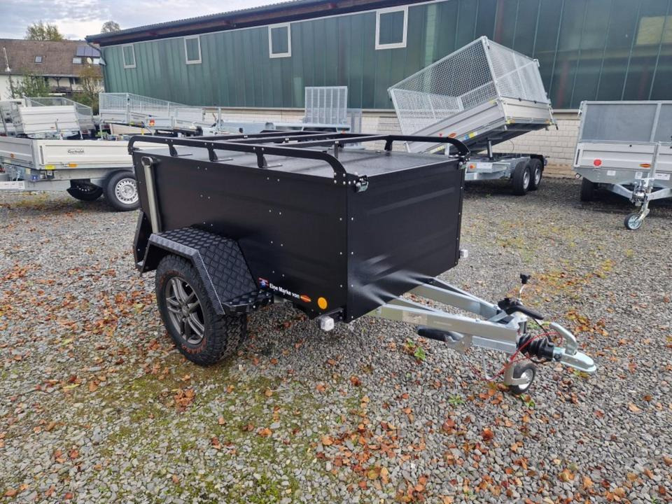 PKW Anhänger Offroad Kofferanhänger 100km/h TPV Böckmann Dachzelt - 자동차 트레일러 : 사진 1 PKW Anhänger Offroad Kofferanhänger 100km/h TPV Böckmann Dachzelt - 자동차 트레일러 : 사진 1