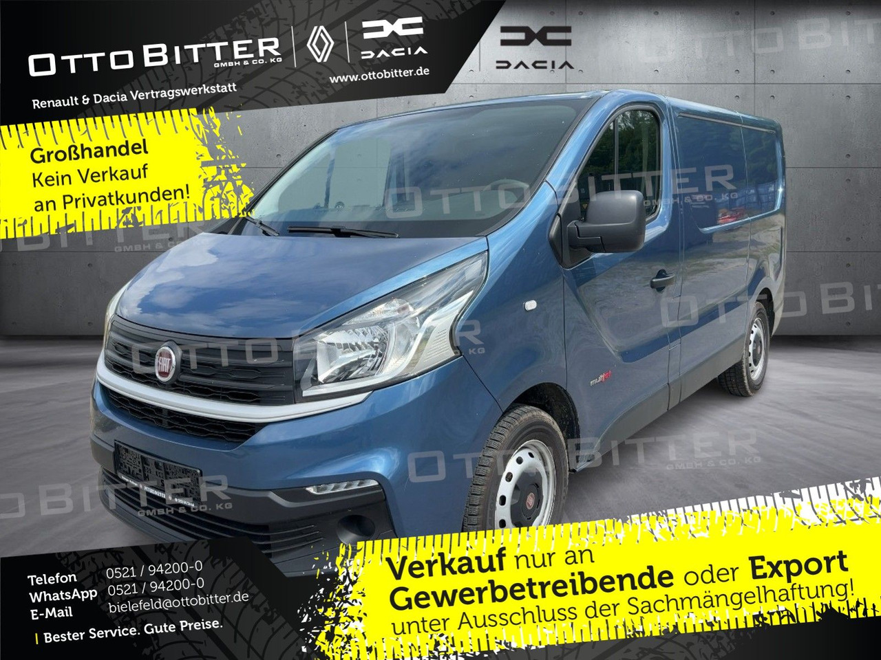 Fiat Talento 1.6 Multijet Turbo L1H1 ANHÄNGERKUP/GJR - 패널 밴 : 사진 1 Fiat Talento 1.6 Multijet Turbo L1H1 ANHÄNGERKUP/GJR - 패널 밴 : 사진 1
