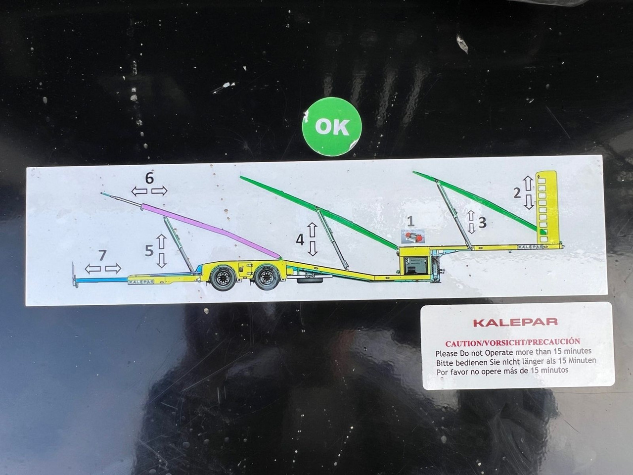 자동 운반 장치 세미 트레일러 KALEPAR KLP228V6 6er-Autotransporter VDI2700 : 사진 11 자동 운반 장치 세미 트레일러 KALEPAR KLP228V6 6er-Autotransporter VDI2700 : 사진 11