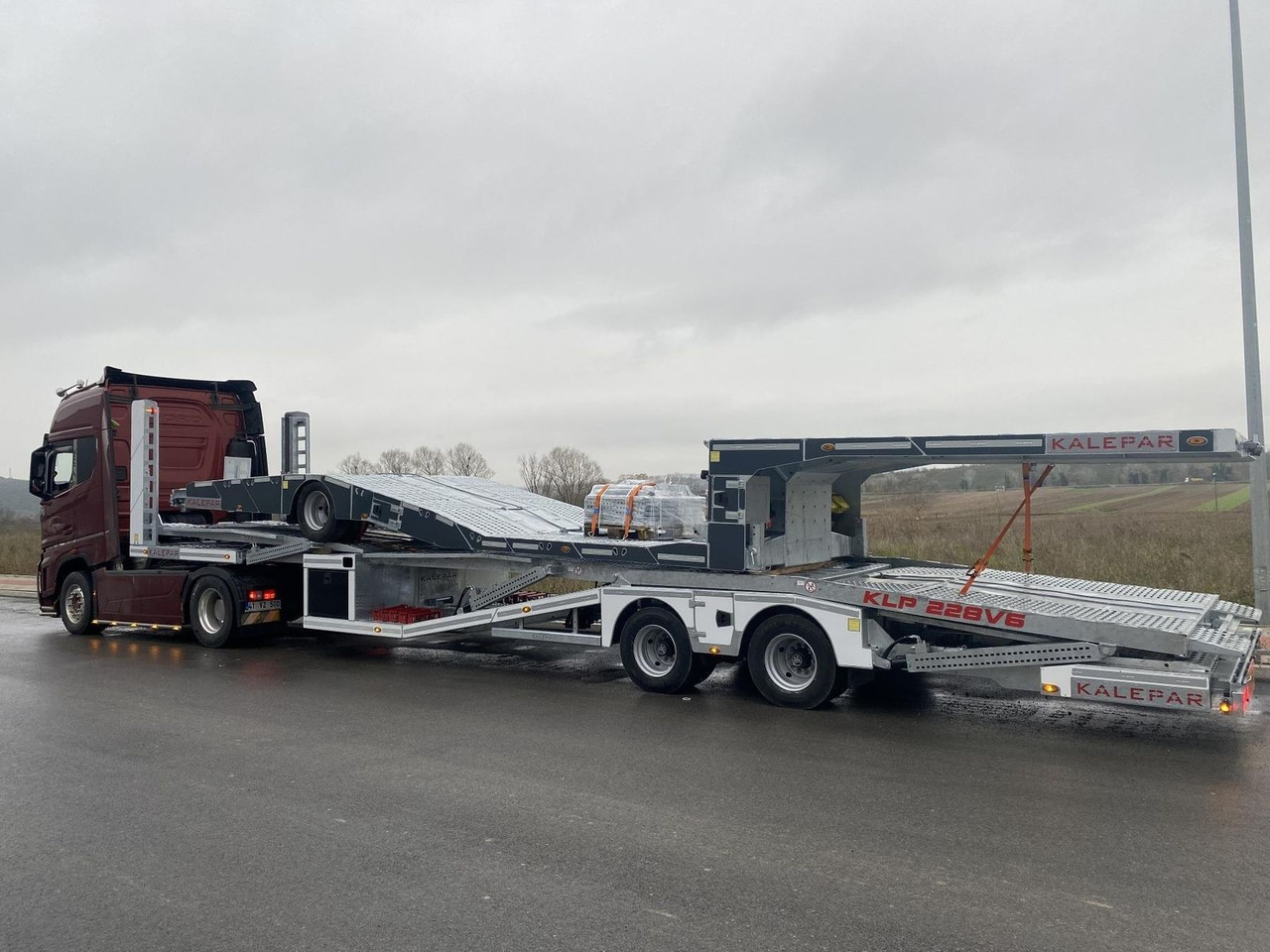 KALEPAR KLP228V6 6er-Autotransporter VDI2700 - 자동 운반 장치 세미 트레일러 : 사진 2 KALEPAR KLP228V6 6er-Autotransporter VDI2700 - 자동 운반 장치 세미 트레일러 : 사진 2
