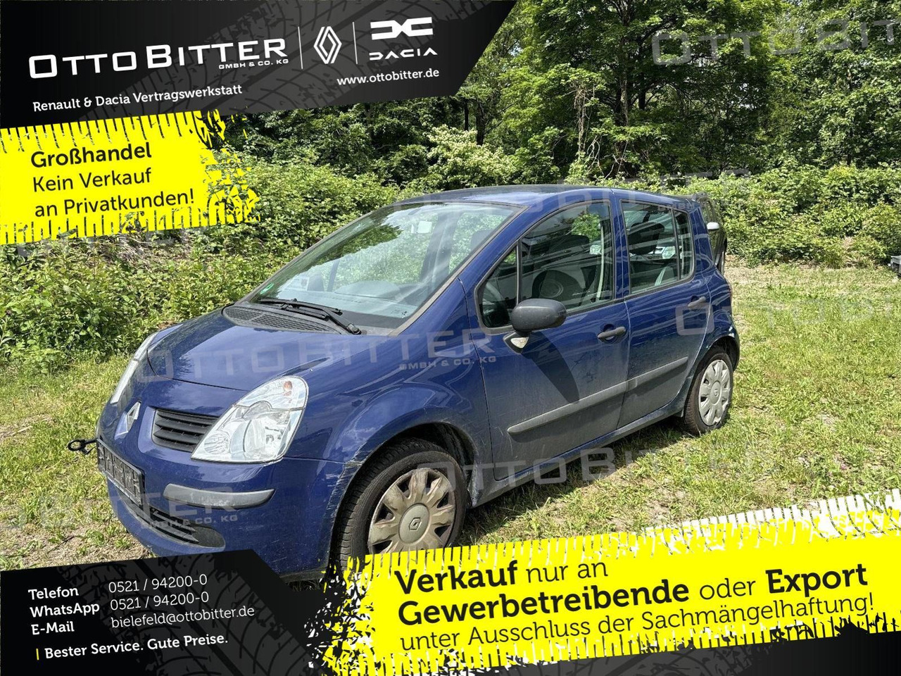Renault Modus 1.2 Avantage +MOTOR OHNE FUNKTION+ - 세단 : 사진 1 Renault Modus 1.2 Avantage +MOTOR OHNE FUNKTION+ - 세단 : 사진 1
