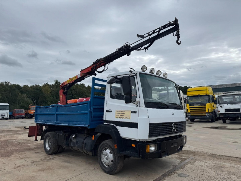 Mercedes-Benz SK 917 (STEEL SUSPENSION / PARLFINGER CRANE / AUXILIARY / 6 CYLINDER WITH MANUAL PUMP) - 덤프트럭, 크레인 트럭 : 사진 3 Mercedes-Benz SK 917 (STEEL SUSPENSION / PARLFINGER CRANE / AUXILIARY / 6 CYLINDER WITH MANUAL PUMP) - 덤프트럭, 크레인 트럭 : 사진 3