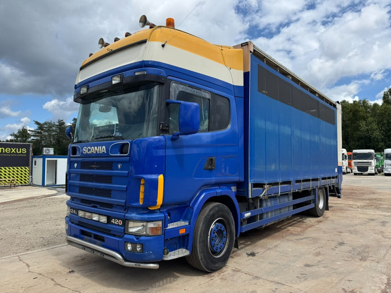 Scania 124 - 420 Topline (MANUAL GEARBOX / BOITE MANUELLE / RETARDER / PERFECT) - 가축 트럭 : 사진 1 Scania 124 - 420 Topline (MANUAL GEARBOX / BOITE MANUELLE / RETARDER / PERFECT) - 가축 트럭 : 사진 1