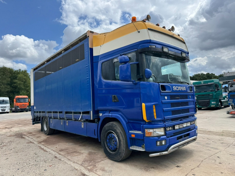 Scania 124 - 420 Topline (MANUAL GEARBOX / BOITE MANUELLE / RETARDER / PERFECT) - 가축 트럭 : 사진 3 Scania 124 - 420 Topline (MANUAL GEARBOX / BOITE MANUELLE / RETARDER / PERFECT) - 가축 트럭 : 사진 3