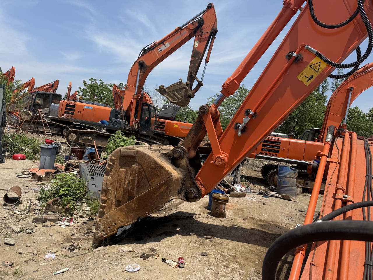 HITACHI Used 350-5g Excavator - 휠 굴삭기 : 사진 4 HITACHI Used 350-5g Excavator - 휠 굴삭기 : 사진 4