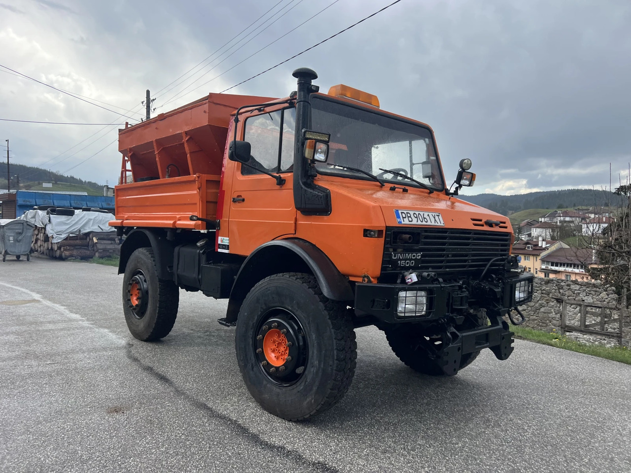 Mercedes-Benz UNIMOG U1500, 4х4, Самосвал - 제설차량 : 사진 1 Mercedes-Benz UNIMOG U1500, 4х4, Самосвал - 제설차량 : 사진 1
