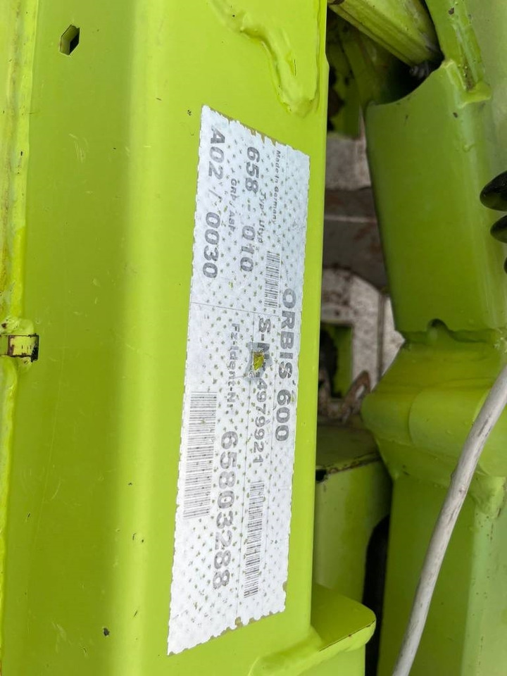 Claas Orbis 600  - 건초 및 목초 장비 : 사진 4 Claas Orbis 600  - 건초 및 목초 장비 : 사진 4