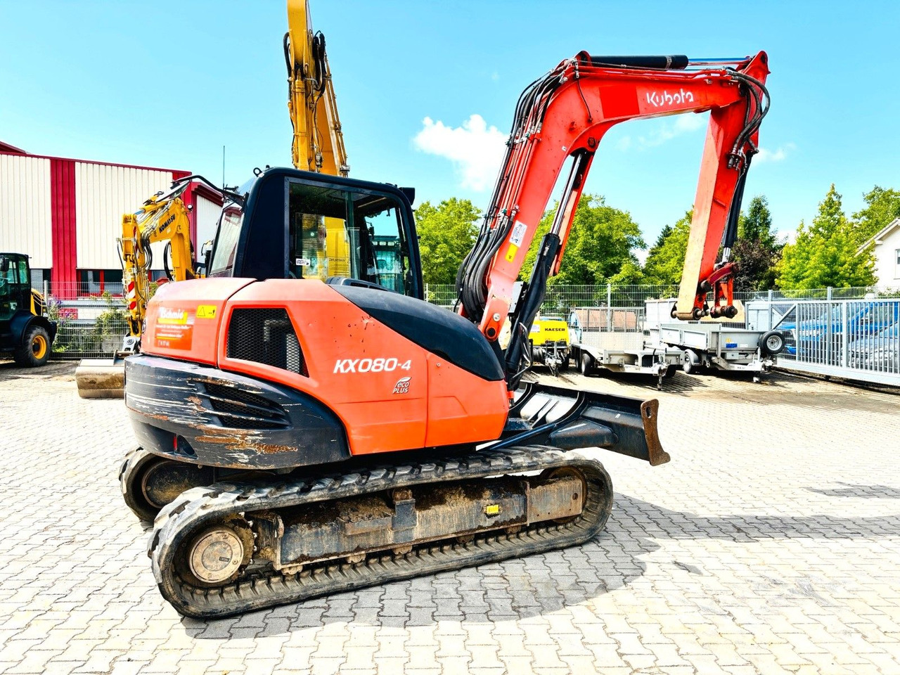 Kubota KX080-4 - 미니 굴삭기 : 사진 2 Kubota KX080-4 - 미니 굴삭기 : 사진 2