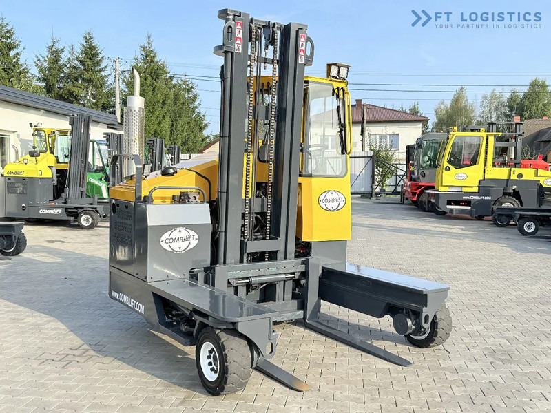 4방향 리치 트럭 Combilift Combilift FOUR-WAY MULTIDIRECTIONAL FORKLIFT C4000 / GAS / DUPLEX 4500MM / ONLY 6604 HOURS / SIDE SHIFT / FULL CABIN / PERFECT C : 사진 5