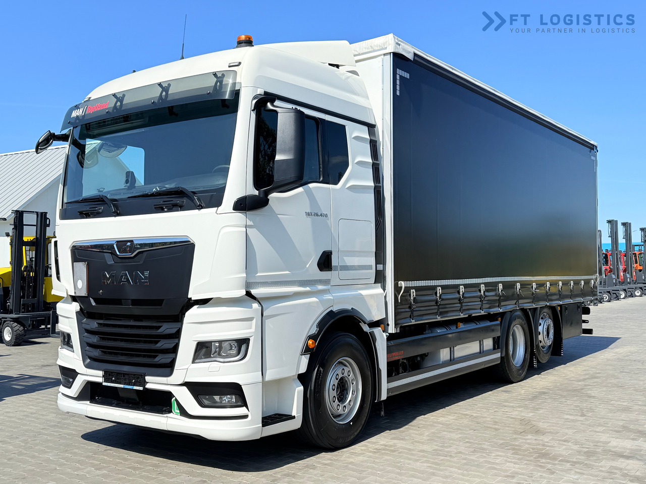 MAN TGX 26.470 / 19 Pallets / Steering Axle / 15 Ton Payload / Retarder / Excellent Condition - 커튼사이더 트럭 : 사진 2 MAN TGX 26.470 / 19 Pallets / Steering Axle / 15 Ton Payload / Retarder / Excellent Condition - 커튼사이더 트럭 : 사진 2