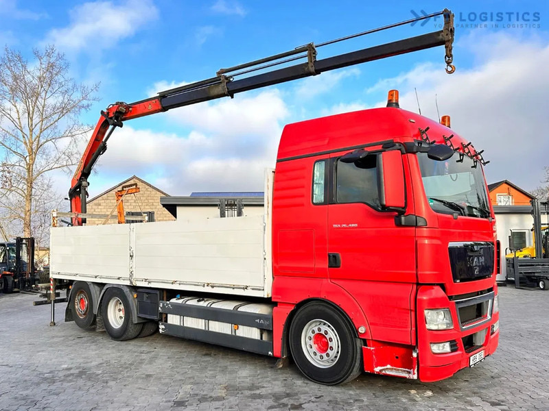 MAN TGX 26.480 Ciężarówka burtowa MAN TGX 26.480 6X2 / PALFINGER PK9002-EH B Crane / 80% Michelin Tire Dodać do ulubionych - 크레인 트럭 : 사진 5 MAN TGX 26.480 Ciężarówka burtowa MAN TGX 26.480 6X2 / PALFINGER PK9002-EH B Crane / 80% Michelin Tire Dodać do ulubionych - 크레인 트럭 : 사진 5
