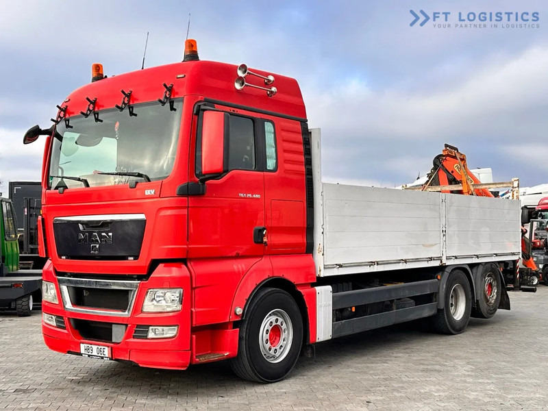 MAN TGX 26.480 Ciężarówka burtowa MAN TGX 26.480 6X2 / PALFINGER PK9002-EH B Crane / 80% Michelin - 크레인 트럭 : 사진 4 MAN TGX 26.480 Ciężarówka burtowa MAN TGX 26.480 6X2 / PALFINGER PK9002-EH B Crane / 80% Michelin - 크레인 트럭 : 사진 4
