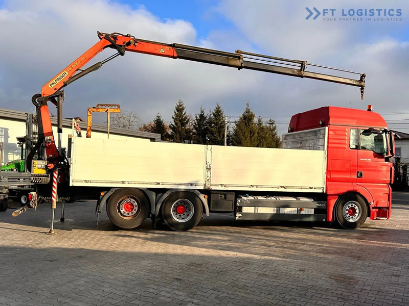 크레인 트럭 MAN TGX 26.480 Ciężarówka burtowa MAN TGX 26.480 6X2 / PALFINGER PK9002-EH B Crane / 80% Michelin : 사진 14