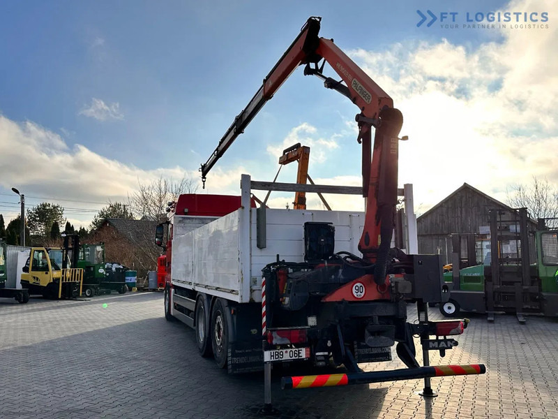 크레인 트럭 MAN TGX 26.480 Ciężarówka burtowa MAN TGX 26.480 6X2 / PALFINGER PK9002-EH B Crane / 80% Michelin : 사진 8