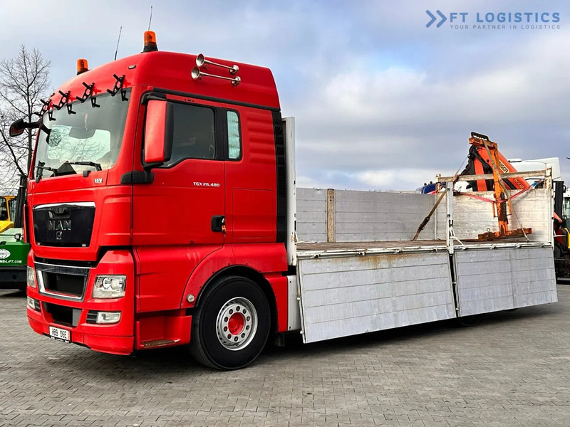 MAN TGX 26.480 Ciężarówka burtowa MAN TGX 26.480 6X2 / PALFINGER PK9002-EH B Crane / 80% Michelin - 크레인 트럭 : 사진 2 MAN TGX 26.480 Ciężarówka burtowa MAN TGX 26.480 6X2 / PALFINGER PK9002-EH B Crane / 80% Michelin - 크레인 트럭 : 사진 2