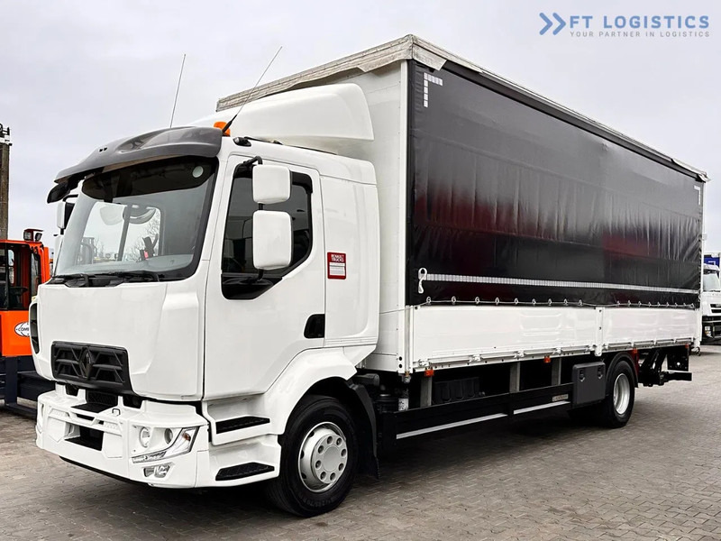 Renault Midlum 250 Renault D 250 / AUTOMATIC / 4X2 / 18 PALLETS / TAIL LIFT / SIDE BOARDS / curtainsider truck - 커튼사이더 트럭 : 사진 1 Renault Midlum 250 Renault D 250 / AUTOMATIC / 4X2 / 18 PALLETS / TAIL LIFT / SIDE BOARDS / curtainsider truck - 커튼사이더 트럭 : 사진 1
