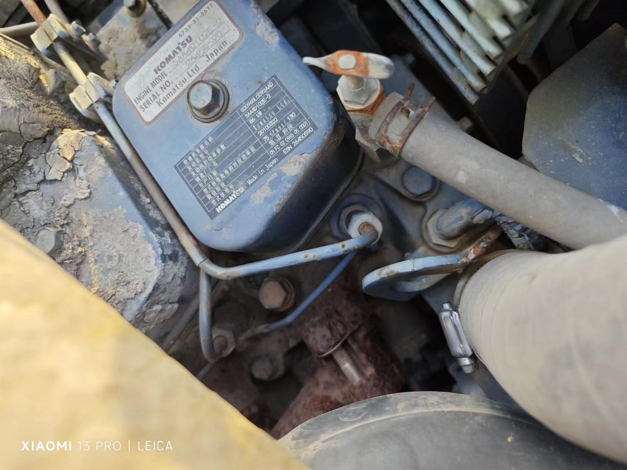 KOMATSU SAA4D102E-2 - 엔진 굴착기 용 : 사진 3 KOMATSU SAA4D102E-2 - 엔진 굴착기 용 : 사진 3