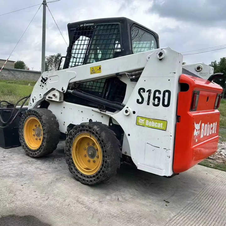 스키드 스티어 로더 USED BOBCAT S160 Skid-steer Loader with Very Good Performance Is for Sale at a Low Price. : 사진 1