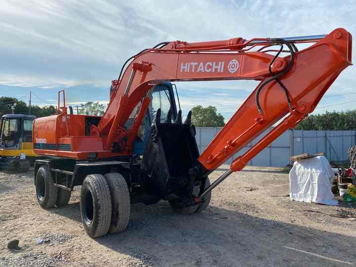 Used Hitachi Ex100WD Wheel Excavator for Sale Japan Made Hitachi Ex100wd Wheeled Excavator for Sale - 크롤러 굴삭기 : 사진 3 Used Hitachi Ex100WD Wheel Excavator for Sale Japan Made Hitachi Ex100wd Wheeled Excavator for Sale - 크롤러 굴삭기 : 사진 3