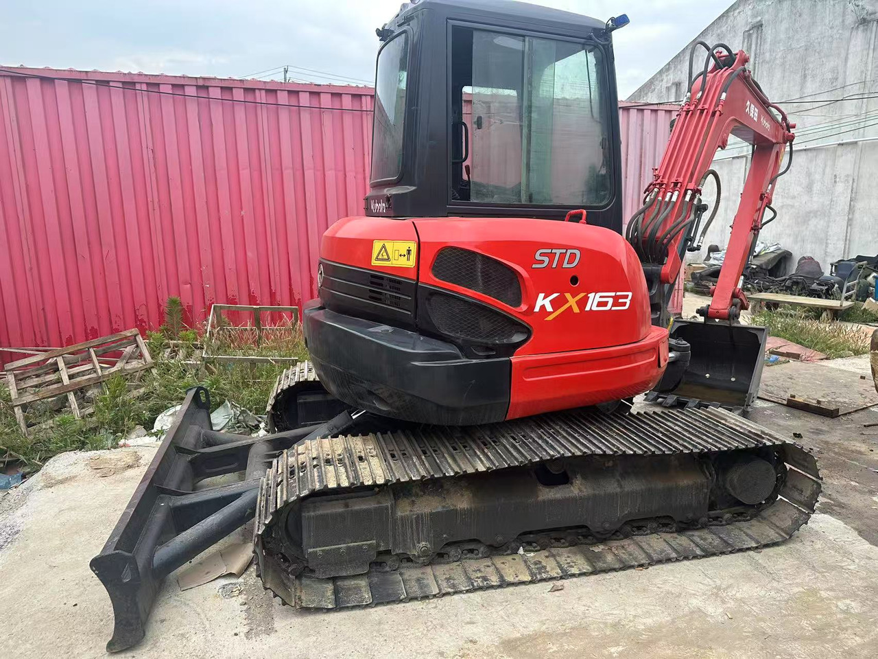 KUBOTA KX163 - 미니 굴삭기 : 사진 4 KUBOTA KX163 - 미니 굴삭기 : 사진 4