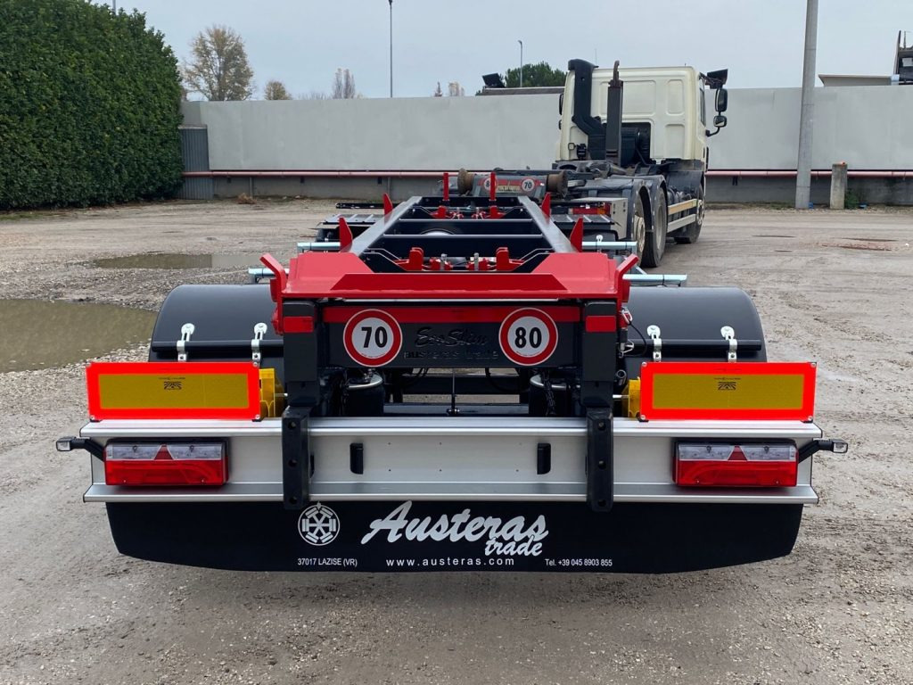 AUSTERAS RIMORCHIO NUOVO AUSTERAS SCARRABILE PNEUMATICO - 롤오프/ 스킵 트레일러 : 사진 3 AUSTERAS RIMORCHIO NUOVO AUSTERAS SCARRABILE PNEUMATICO - 롤오프/ 스킵 트레일러 : 사진 3