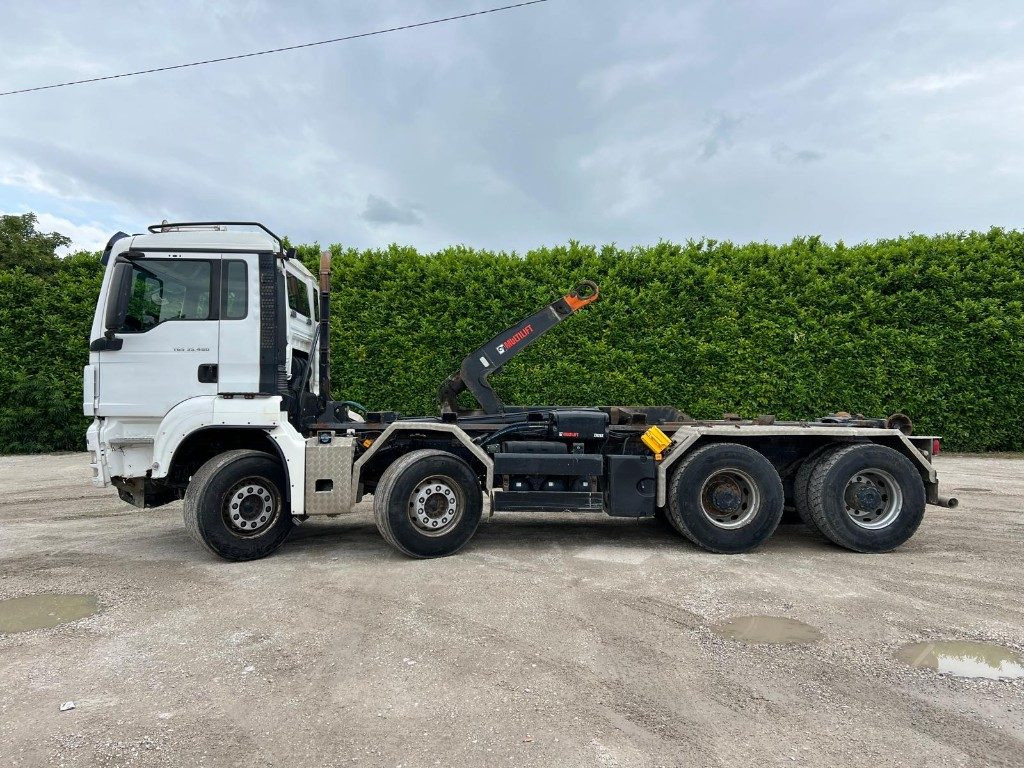 MAN TGS 35.480 USATO SCARRABILE - 후크 리프트 트럭 : 사진 2 MAN TGS 35.480 USATO SCARRABILE - 후크 리프트 트럭 : 사진 2