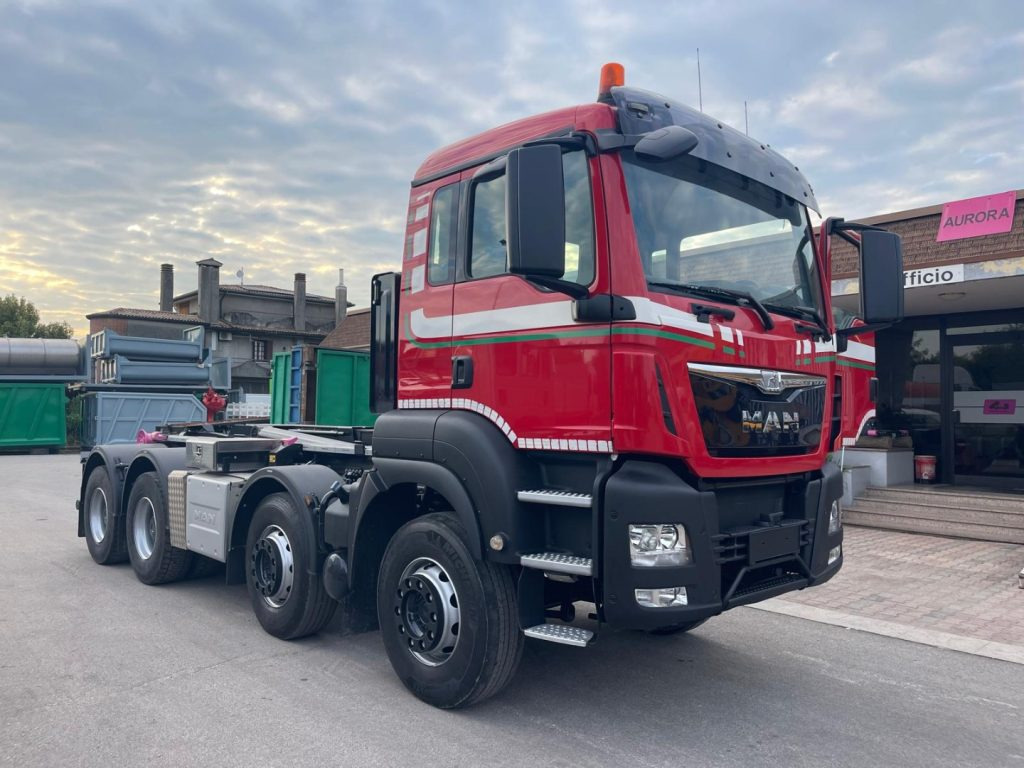 MAN TGS 41.480 SCARRABILE - 후크 리프트 트럭 : 사진 2 MAN TGS 41.480 SCARRABILE - 후크 리프트 트럭 : 사진 2