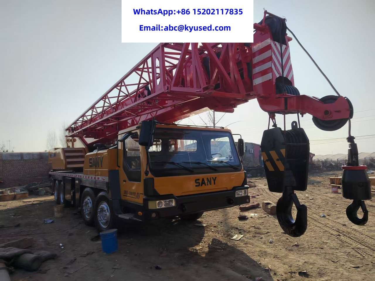 리스 SANY STC500 STC750 STC800 STC250 25T 50T 75T 80TON CRANE SANY STC500 STC750 STC800 STC250 25T 50T 75T 80TON CRANE : 사진 8