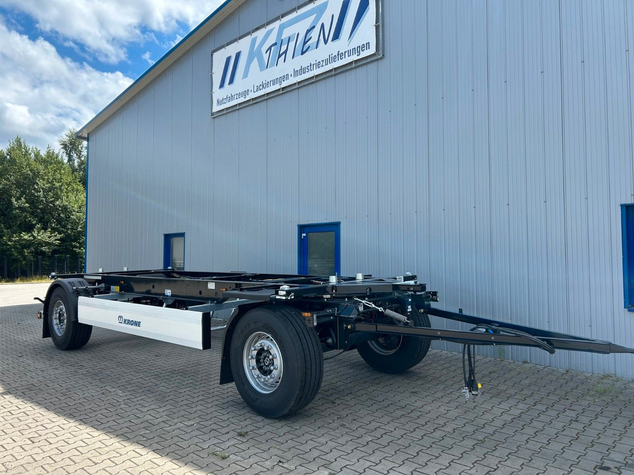 Krone AZW 18 eL3B9 22,5" BDF Box Carrier Neufahrzeug - 컨테이너 운반 장치/ 스와프 보디 트레일러 : 사진 2 Krone AZW 18 eL3B9 22,5" BDF Box Carrier Neufahrzeug - 컨테이너 운반 장치/ 스와프 보디 트레일러 : 사진 2