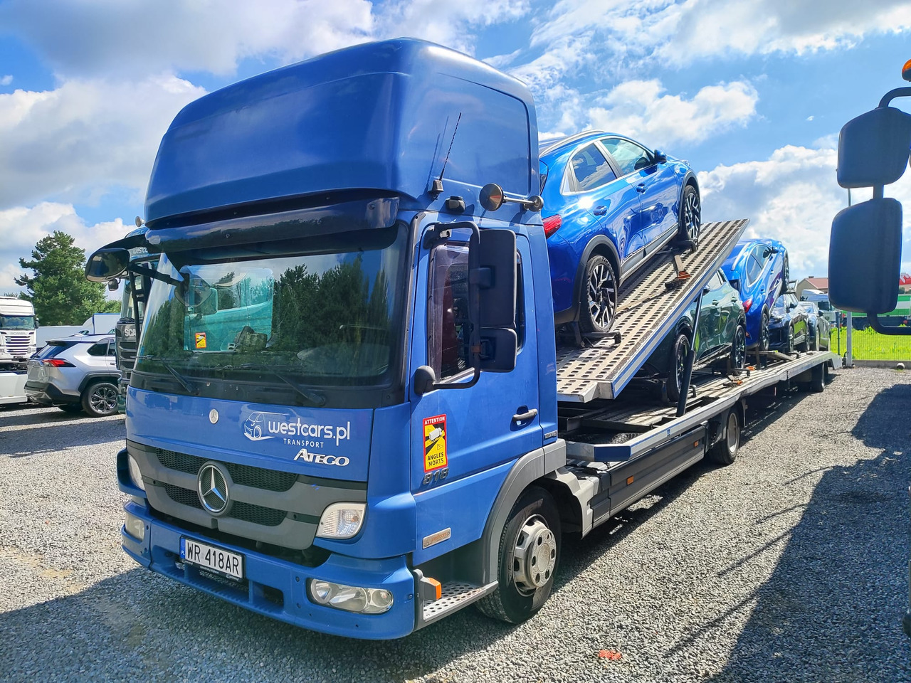 MERCEDES-BENZ ATEGO - 자동 운반 장치 트럭 : 사진 4 MERCEDES-BENZ ATEGO - 자동 운반 장치 트럭 : 사진 4