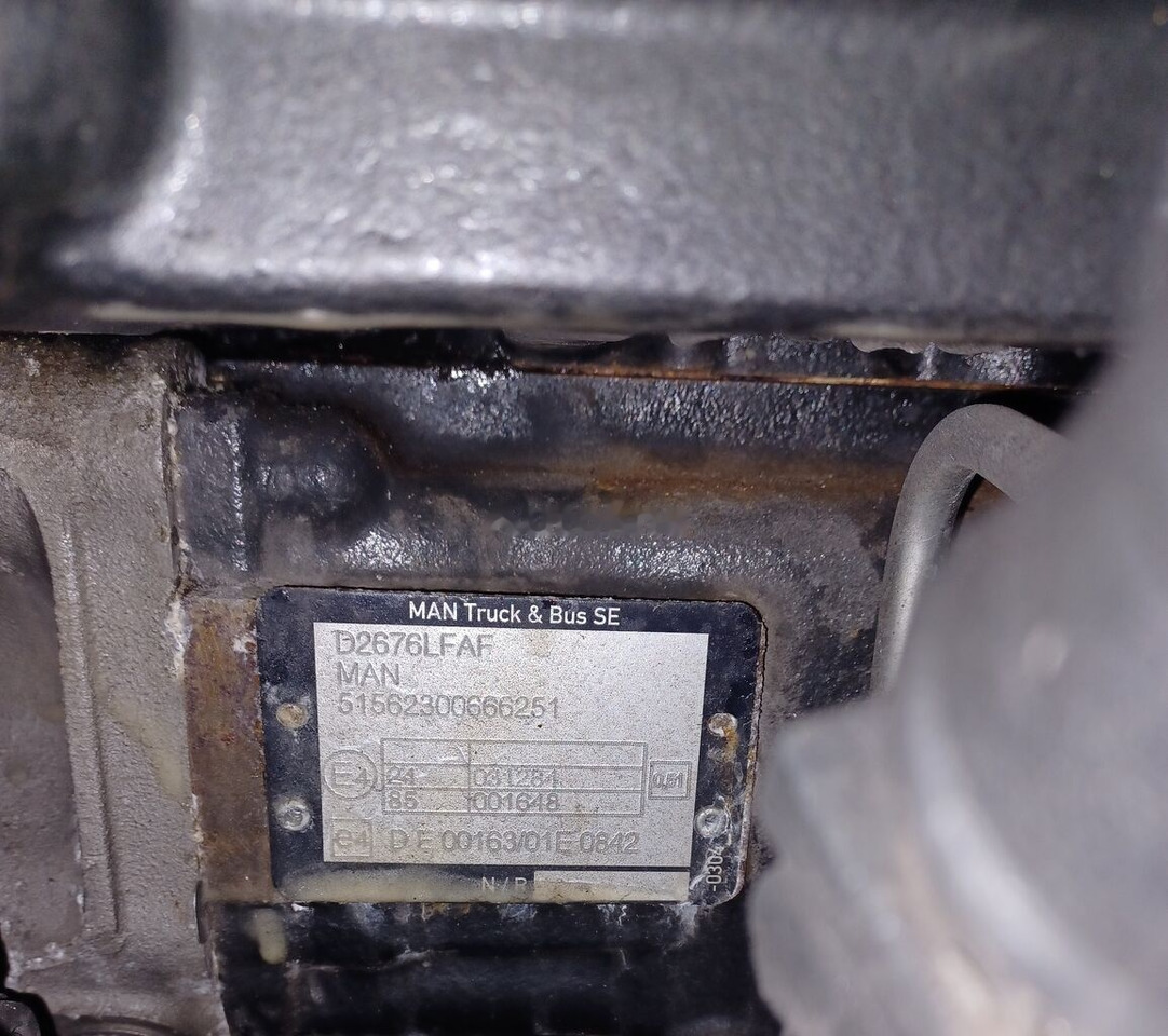 MAN D2676LFAF MAN - 엔진 트럭 용 : 사진 5 MAN D2676LFAF MAN - 엔진 트럭 용 : 사진 5