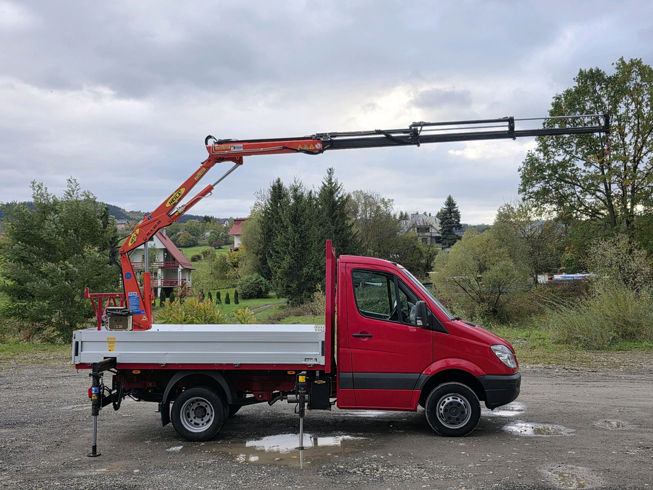 Mercedes-Benz Sprinter 418 CDI Skrzynia +HDS 10.5 M +Pilot  ! 87000km ! - 플랫베드 밴 : 사진 3 Mercedes-Benz Sprinter 418 CDI Skrzynia +HDS 10.5 M +Pilot  ! 87000km ! - 플랫베드 밴 : 사진 3