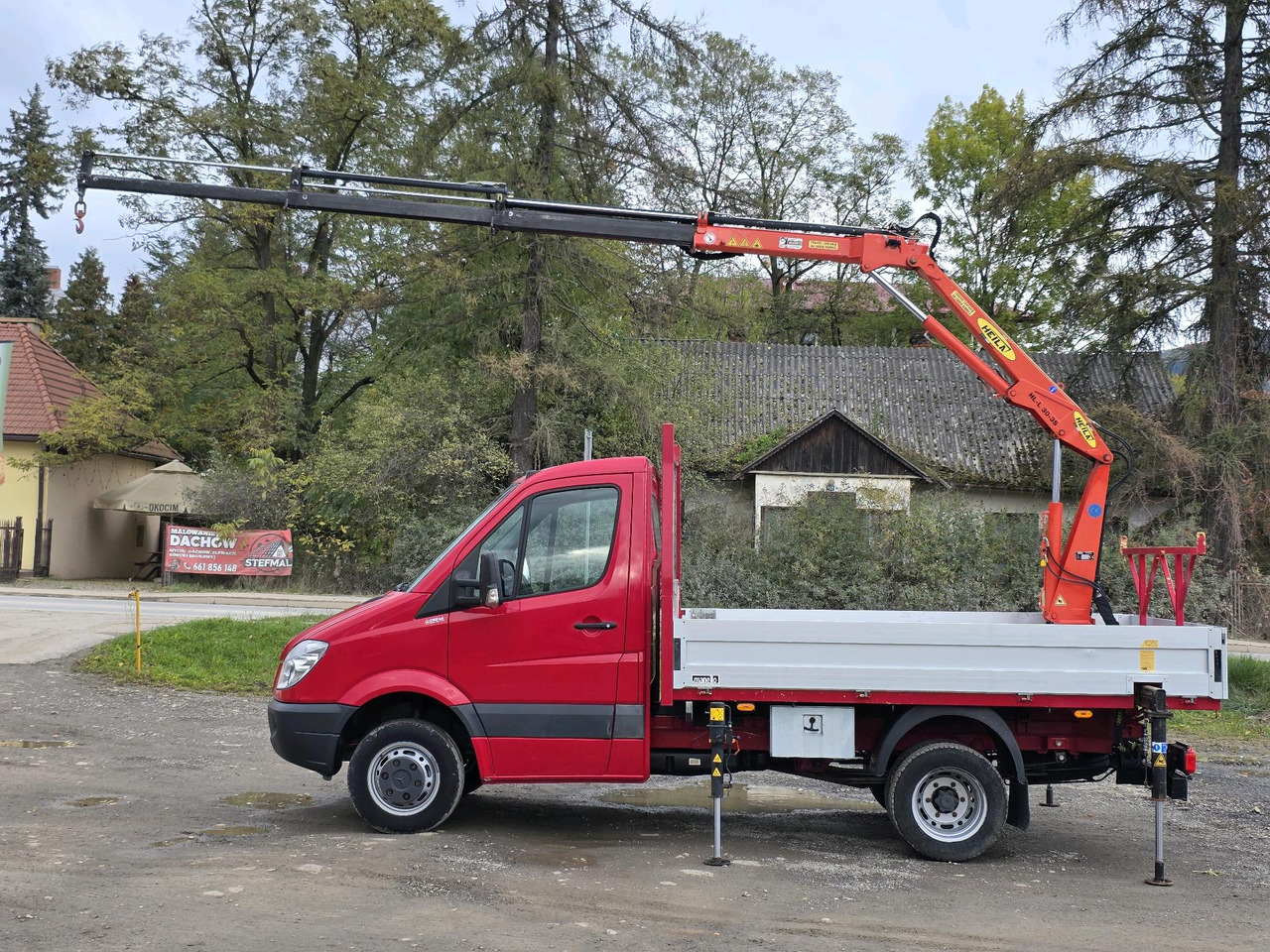 Mercedes-Benz Sprinter 418 CDI Skrzynia +HDS 10.5 M +Pilot  ! 87000km ! - 플랫베드 밴 : 사진 4 Mercedes-Benz Sprinter 418 CDI Skrzynia +HDS 10.5 M +Pilot  ! 87000km ! - 플랫베드 밴 : 사진 4