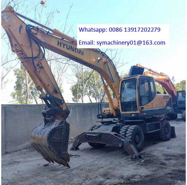 Hyundai R210W - 휠 굴삭기 : 사진 2 Hyundai R210W - 휠 굴삭기 : 사진 2