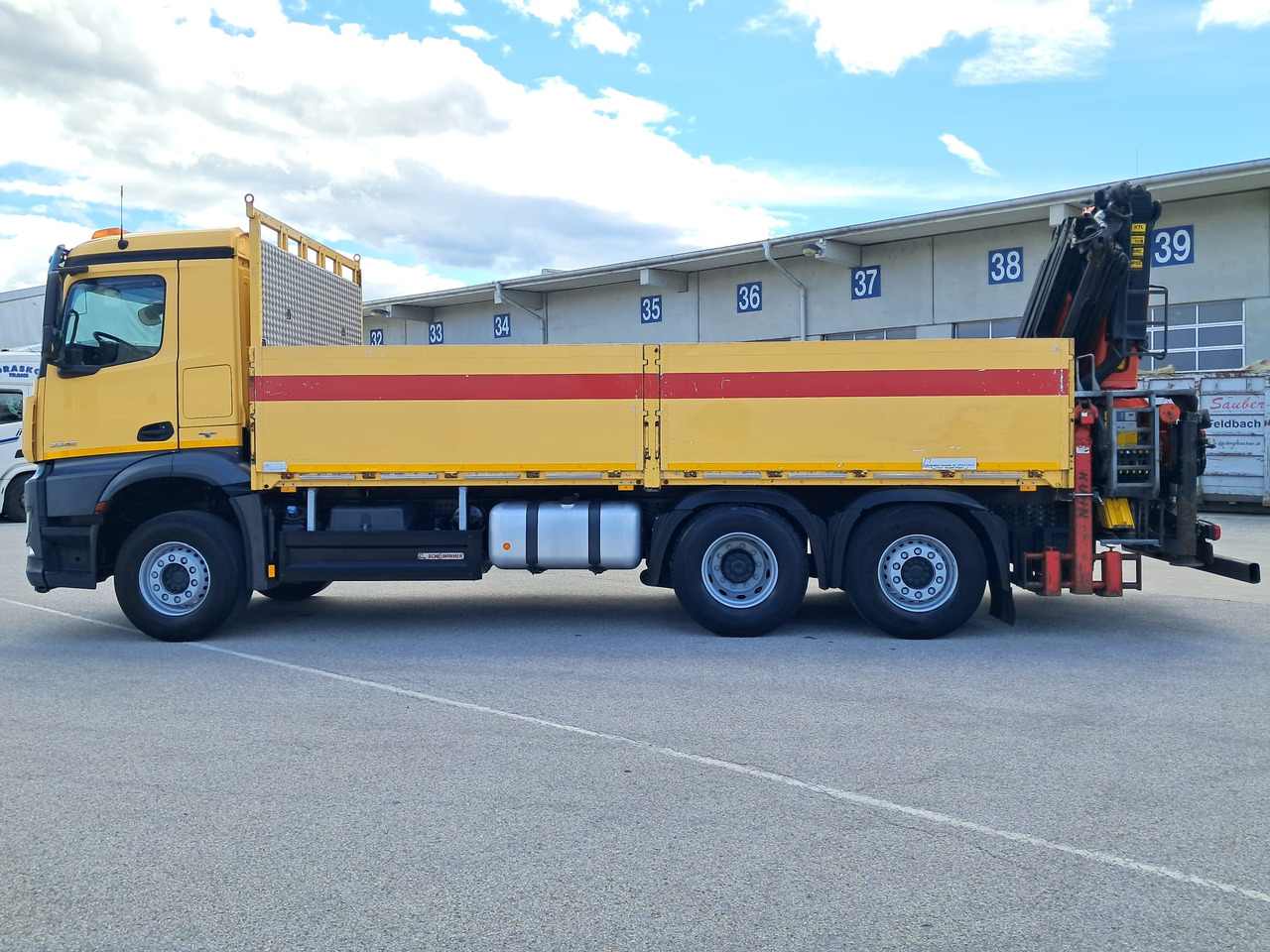MERCEDES-BENZ Arocs 2545 | Palfinger PK 22002 | Klima | Retarder | Euro 6 - 드롭사이드/ 플랫베드 트럭, 크레인 트럭 : 사진 3 MERCEDES-BENZ Arocs 2545 | Palfinger PK 22002 | Klima | Retarder | Euro 6 - 드롭사이드/ 플랫베드 트럭, 크레인 트럭 : 사진 3
