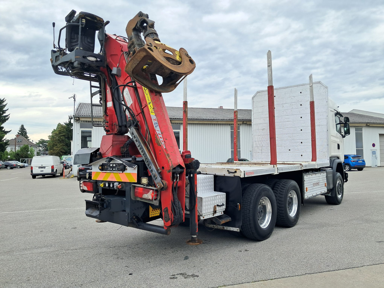 SCANIA G 490 6x6 Blatt-Blatt | Klima | Schaltgetriebe | Euro 6 | Penz-Kran 12Z | - 목재 트럭, 크레인 트럭 : 사진 5 SCANIA G 490 6x6 Blatt-Blatt | Klima | Schaltgetriebe | Euro 6 | Penz-Kran 12Z | - 목재 트럭, 크레인 트럭 : 사진 5