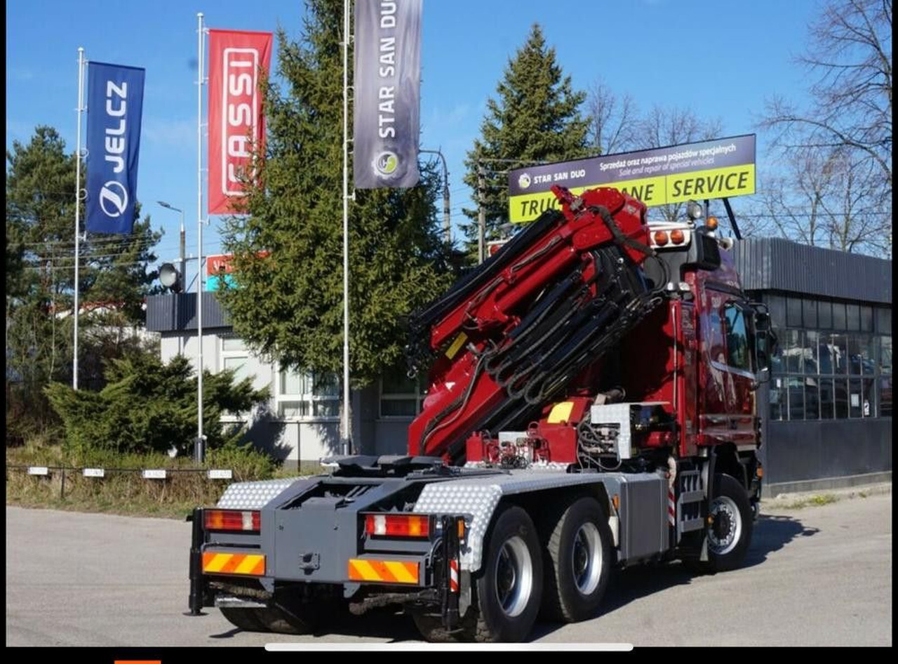 Mercedes-Benz ACTROS 3348 Kran HMF3720K4 Fly-Jip Fun k Klima - 크레인 트럭 : 사진 4 Mercedes-Benz ACTROS 3348 Kran HMF3720K4 Fly-Jip Fun k Klima - 크레인 트럭 : 사진 4