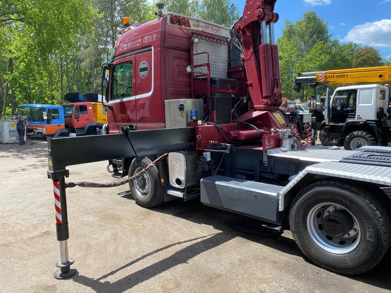 Mercedes-Benz ACTROS 3348 Kran HMF3720K4 Fly-Jip Fun k Klima - 크레인 트럭 : 사진 5 Mercedes-Benz ACTROS 3348 Kran HMF3720K4 Fly-Jip Fun k Klima - 크레인 트럭 : 사진 5