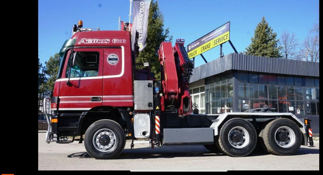 Mercedes-Benz ACTROS 3348 Kran HMF3720K4 Fly-Jip Fun k Klima - 크레인 트럭 : 사진 3 Mercedes-Benz ACTROS 3348 Kran HMF3720K4 Fly-Jip Fun k Klima - 크레인 트럭 : 사진 3