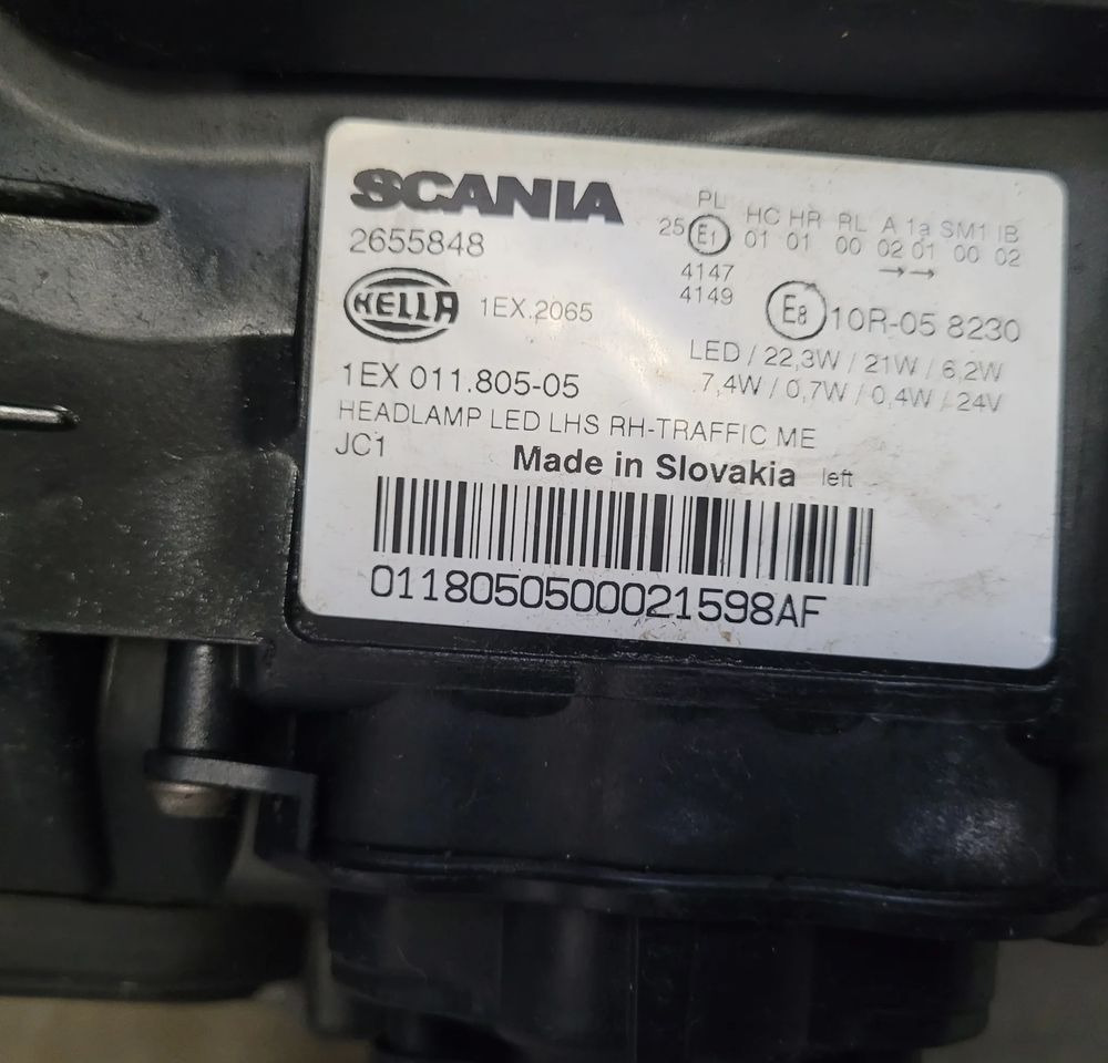 LAMPA LED SCANIA R NGT 2655849 2655848 RH/LH CHWALIM116 - 빛/ 조명 트럭 용 : 사진 4 LAMPA LED SCANIA R NGT 2655849 2655848 RH/LH CHWALIM116 - 빛/ 조명 트럭 용 : 사진 4