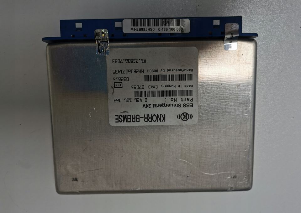 Moduł sterownik komputer EBS Man TGX 81.25808-7033 - ECU 트럭 용 : 사진 1 Moduł sterownik komputer EBS Man TGX 81.25808-7033 - ECU 트럭 용 : 사진 1
